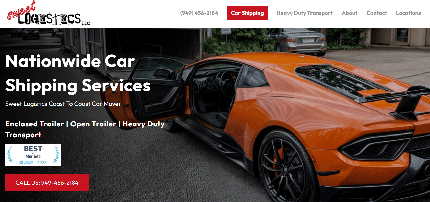 Sweet Logistics LLC - Car Shipping Marketing - Internet Assets 928-892-5233