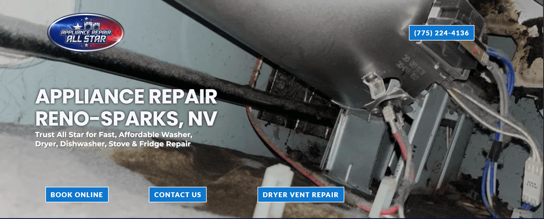 Appliance Repair All Star - SEO Website Design - Internet Assets 928-892-5233