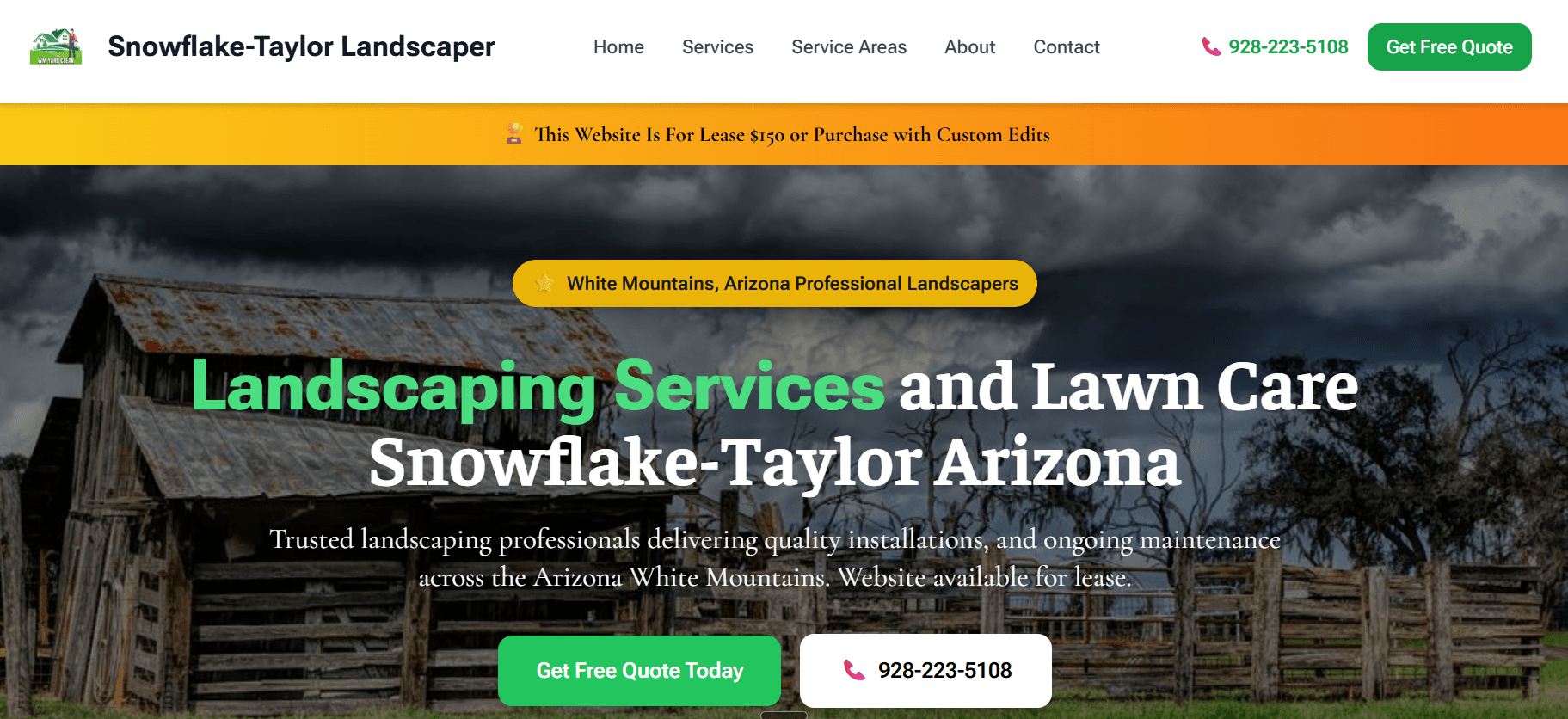 WM Yard Clean - Landscaping Marketing - Internet Assets 928-892-5233