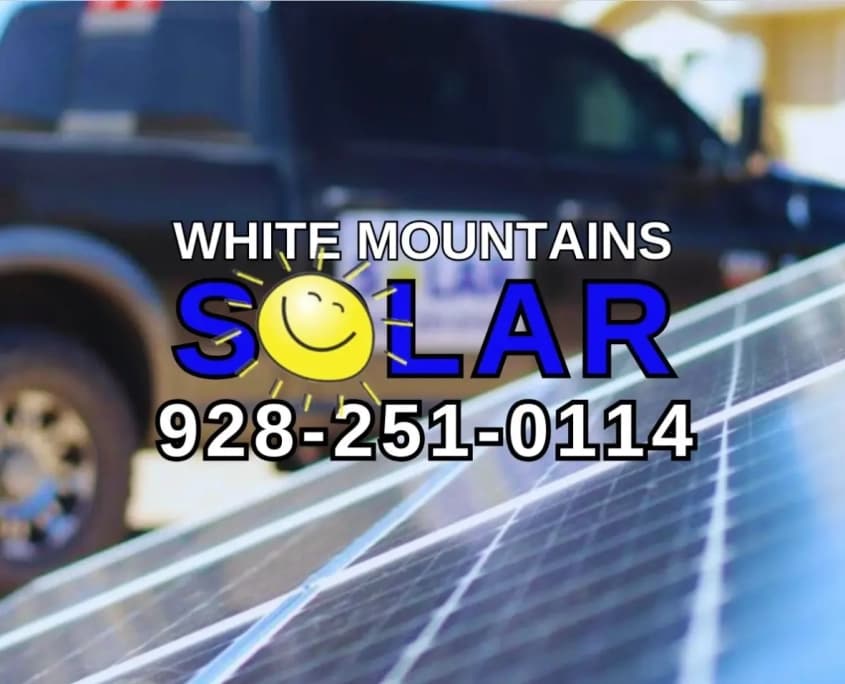 White Mountains Solar project image with solar panels